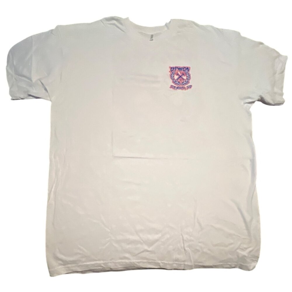 Dixon Sturgis SD Graphic T-Shirt White 2X 100% Cotton Made In‎ USA 2